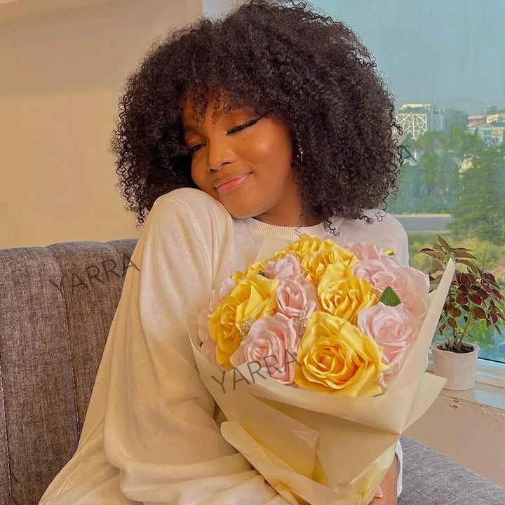 ✨ Peruca Afro Encaracolada 180–250% — Beleza Real e Volume Incrível!